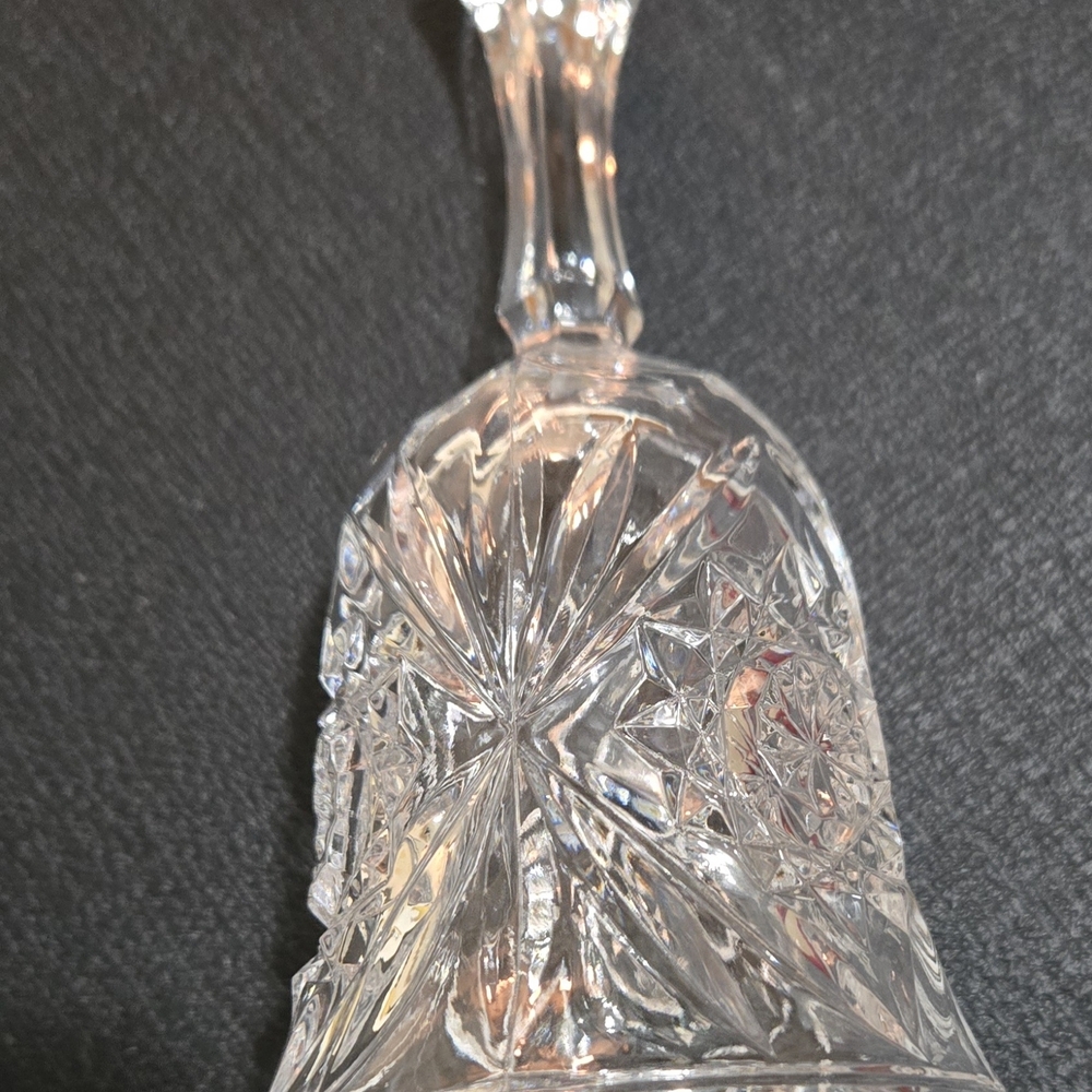 Crystal Decorative Bell with Intricate Design